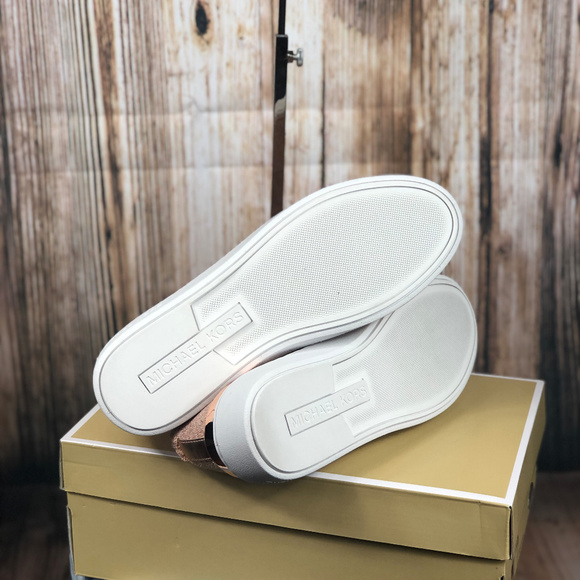 Michael Kors Skyler Slip On Sneakers Rose Gold - Picture 5 of 8